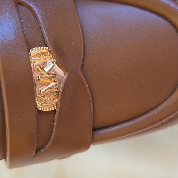 Michael Michael Kors Eden Leather Platform Loafer Tan - Picture 8 of 8